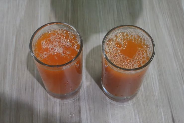Juice the tangerine