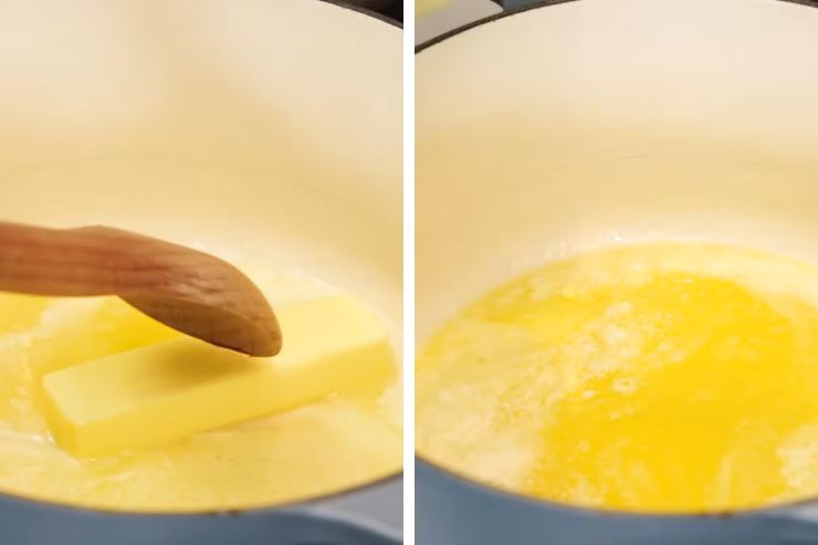 Melt the Butter and Oil