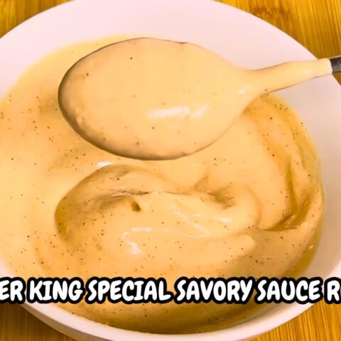 Burger King Special Savory Sauce Recipe