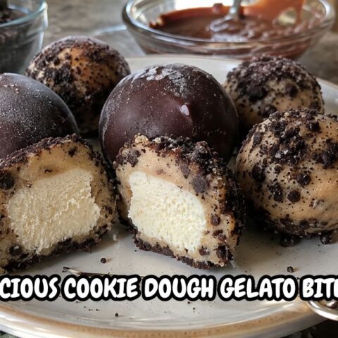Doughlicious Cookie Dough Gelato Bites Recipe