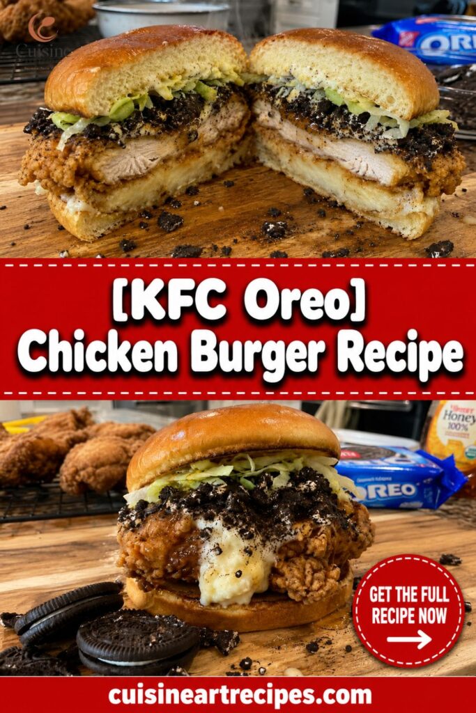 KFC Oreo Chicken Burger