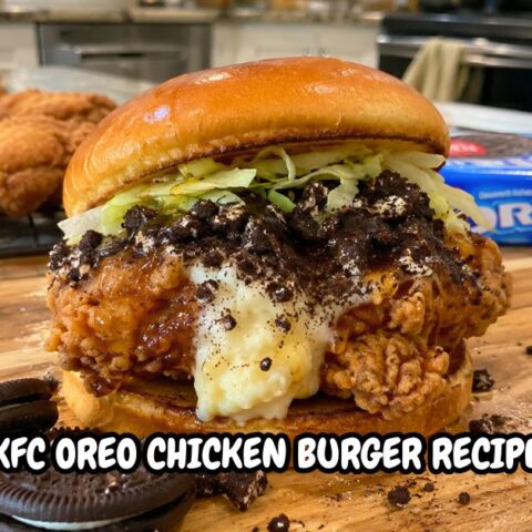 KFC Oreo Chicken Burger Recipe