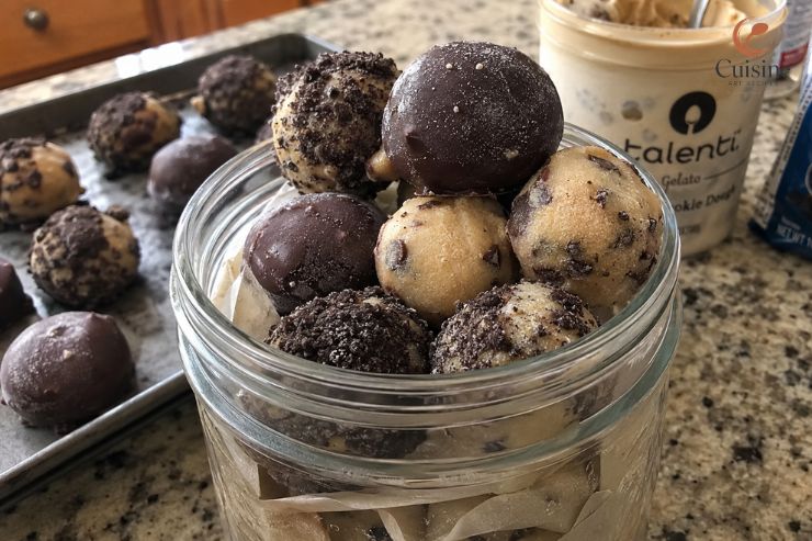 How to Make Doughlicious Cookie Dough Gelato Bites