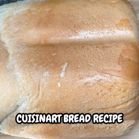 Cuisinart Bread Recipe (Homemade)