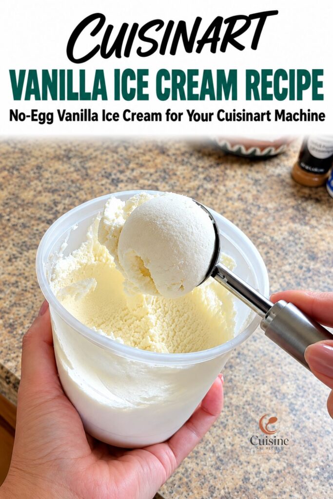 Cuisinart Vanilla Ice Cream
