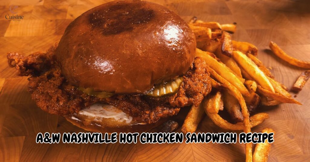 A&W Nashville Hot Chicken Sandwich Recipe