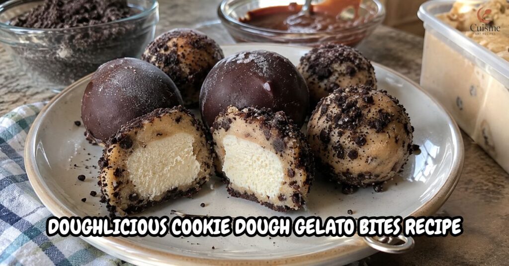 Doughlicious Cookie Dough Gelato Bites Recipe