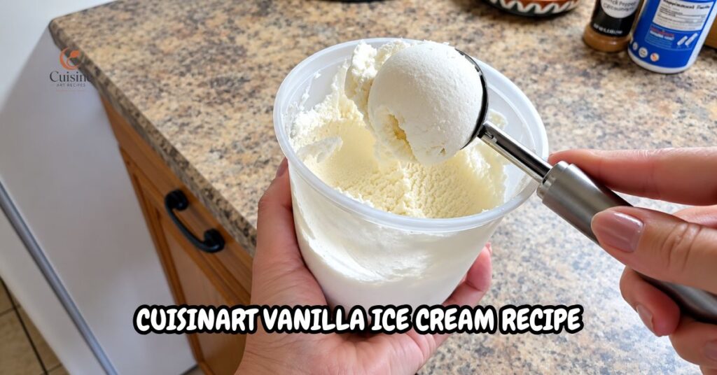 Cuisinart Vanilla Ice Cream Recipe